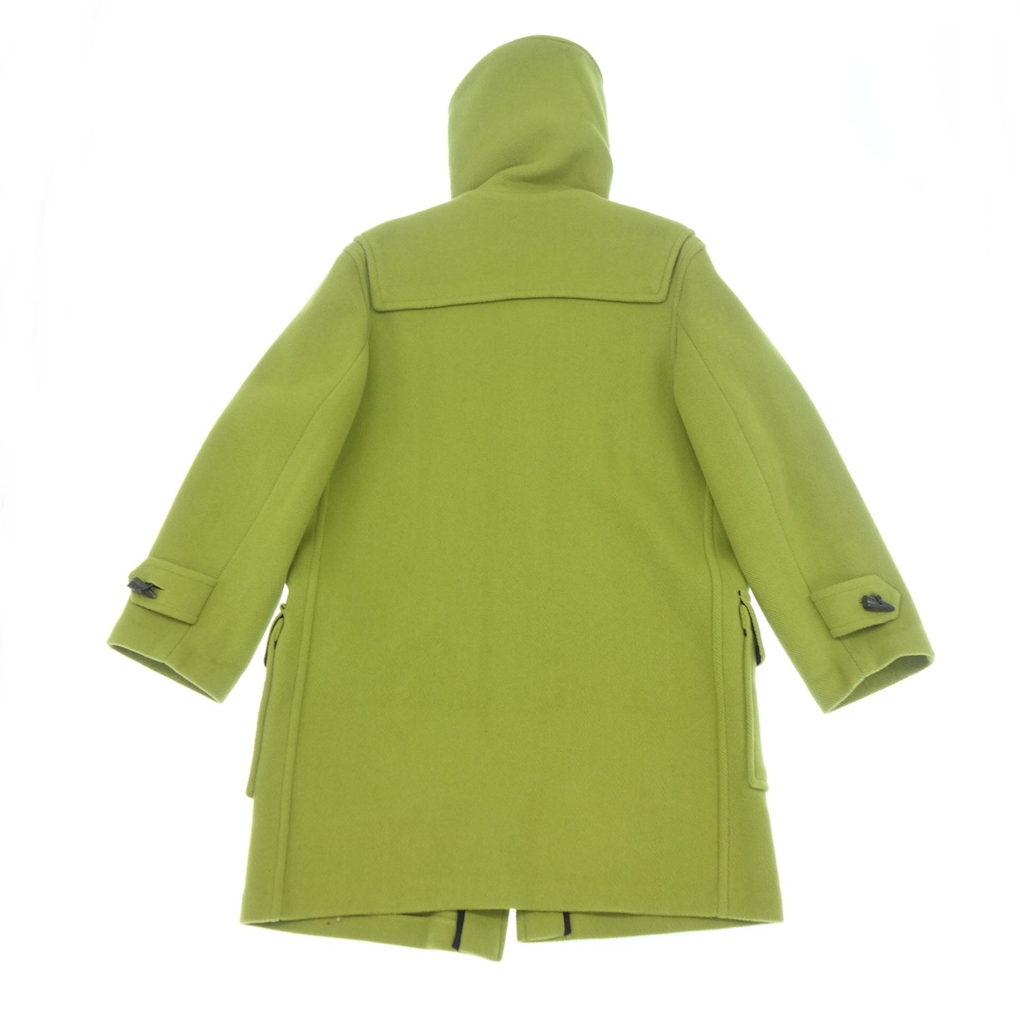 Used◆Burberry London Duffel Coat 100% Wool Toggle Button Made in England Women's Green Size S BURBERRY LONDON [AFA11] 