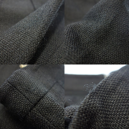 Used ◆ Gucci Mini Skirt 281873 Bit Design Linen Blend Ladies 40 Black GUCCI [AFB45] 