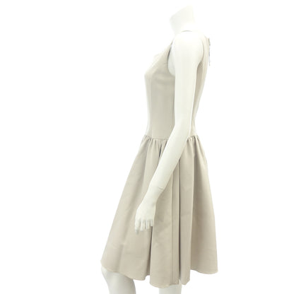 Used ◆ FOXY NEW YORK Rosalind flare dress ladies size 38 beige 40360 FOXY NEW YORK [AFB17] 