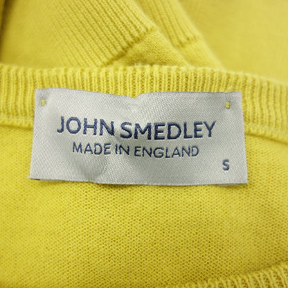 JOHN SMEDLEY Sweater Sea Island Cotton Men's Mustard S JOHN SMEDLEY [AFB32] [Used] 