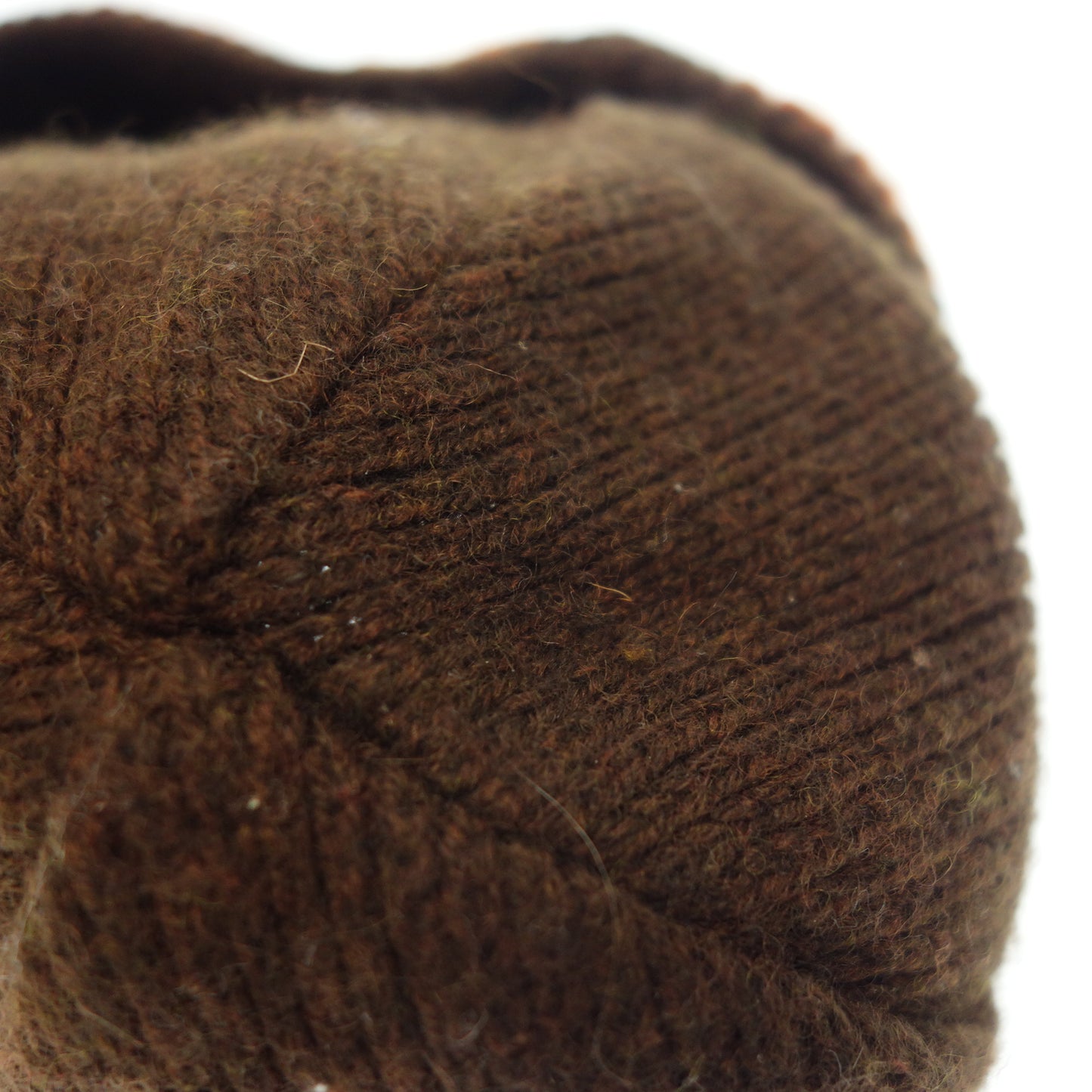 二手 ◆Hermes 针织帽 羊绒 H 标志 Margiela 时代棕色 HERMES [AFI20] 
