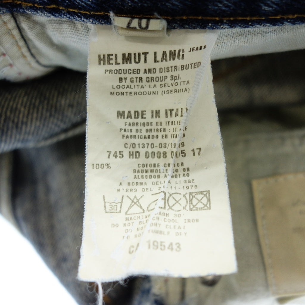 Very good condition◆Helmut Lang Denim Pants Early Archive Paint Vintage Men's Indigo 26 HELMUT LANG [AFB31] 