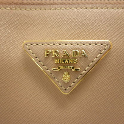 二手的 ◆普拉达挎包手 Saffiano 皮革粉红米色金色硬件 PRADA [AFE5] 