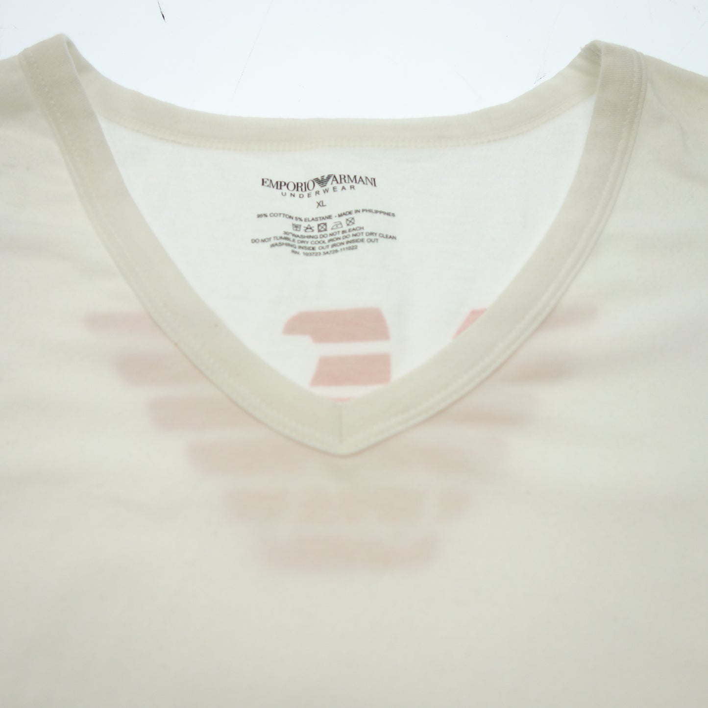 中古◆エンポリオアルマーニ アンダーシャツ サイズXL ホワイト メンズ EMPORIO ARMANI【AFB12】