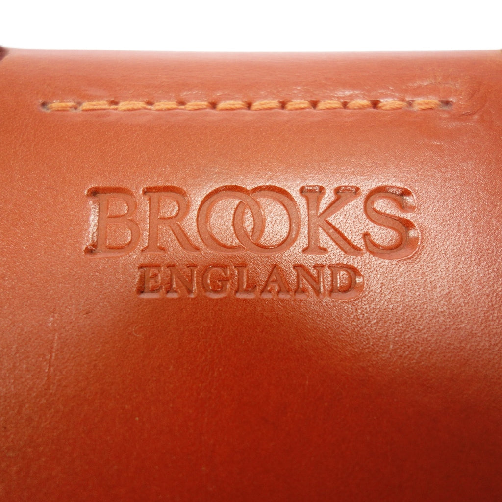 Very good condition ◆Brooks handbag saddle type leather red BROOKS [AFE1] 