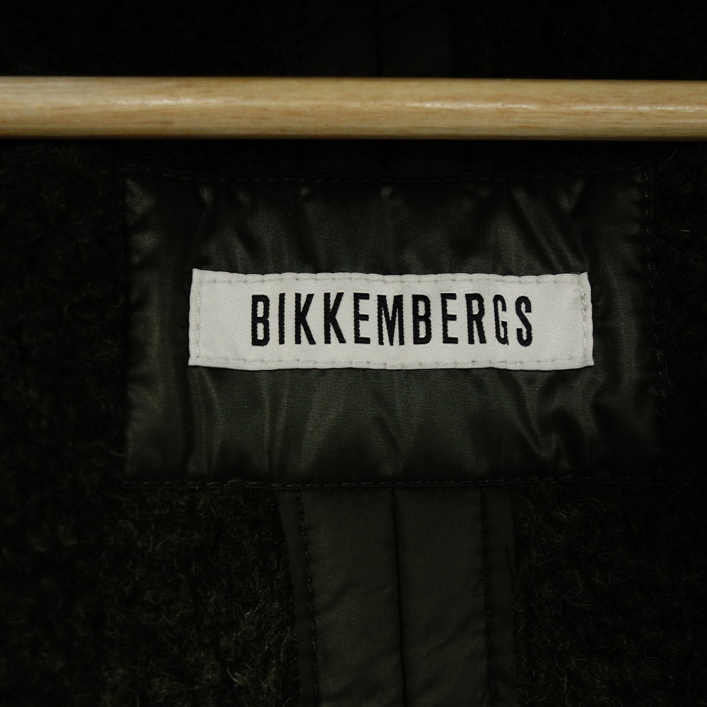 Bikkenberg 连帽外套衬里蟒蛇三向混合橄榄色男式 38 BIKKEMBERGS [AFA16] [二手] 