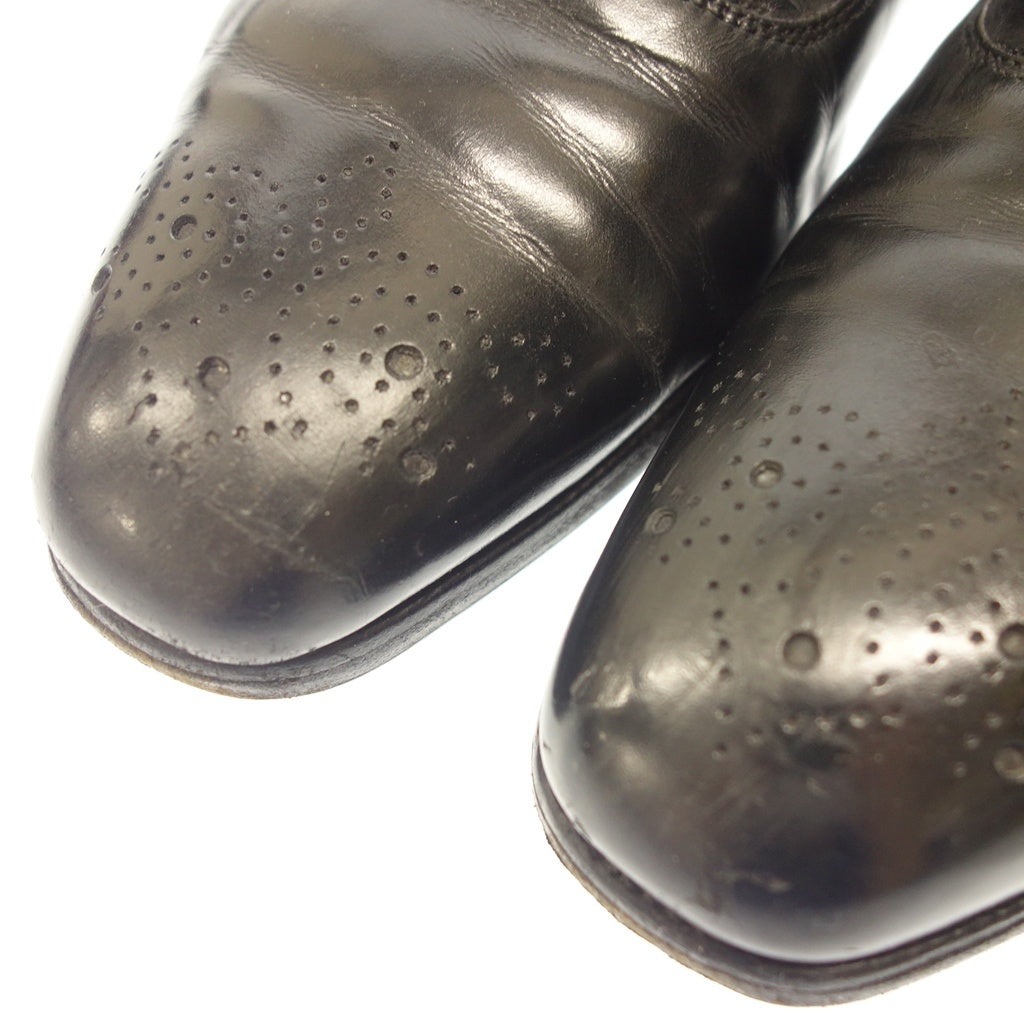 Used ◆Ralph Lauren Purple Label Leather Shoes S1948 Single Strap Men's Black Size 7.5E RALPH LAUREN PURPLE LABEL [AFC9] 