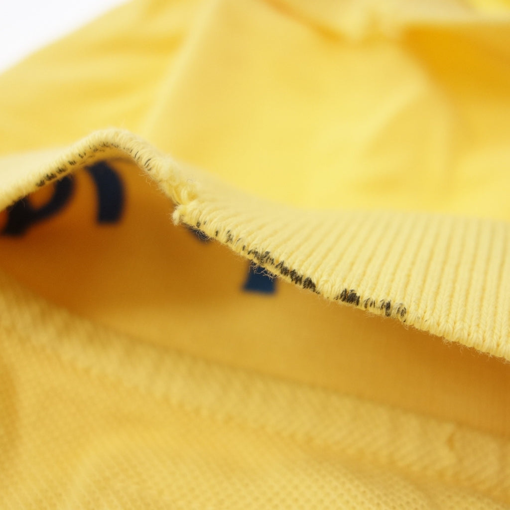 Good Condition◆Project-e Polo Shirt Short Sleeve Cotton Distressed Men's XS Yellow Project-e [AFB39] 