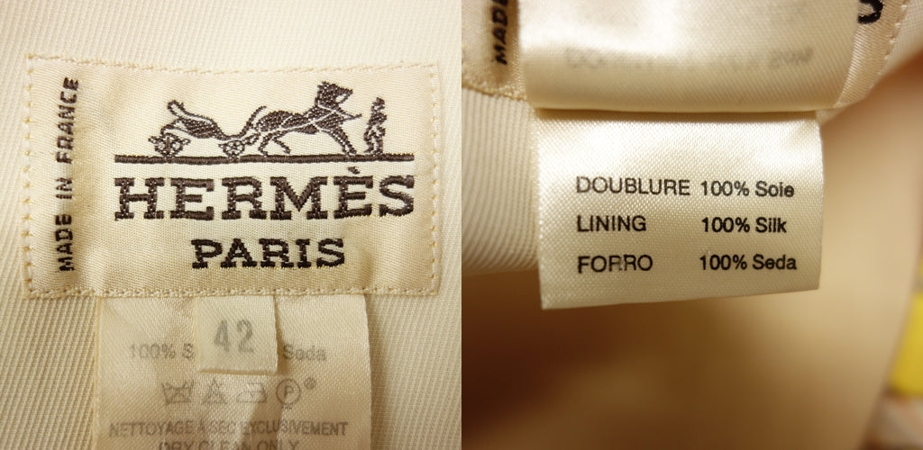 エルメス Hermes スカーフ柄のベスト サイズ42スカーフ柄のベスト ...