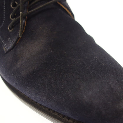 Good Condition ◆ Arrow Footwear Chukka Boots Suede Navy Made in England Men's Size 6.5 Arrow Footwear [AFD2] 