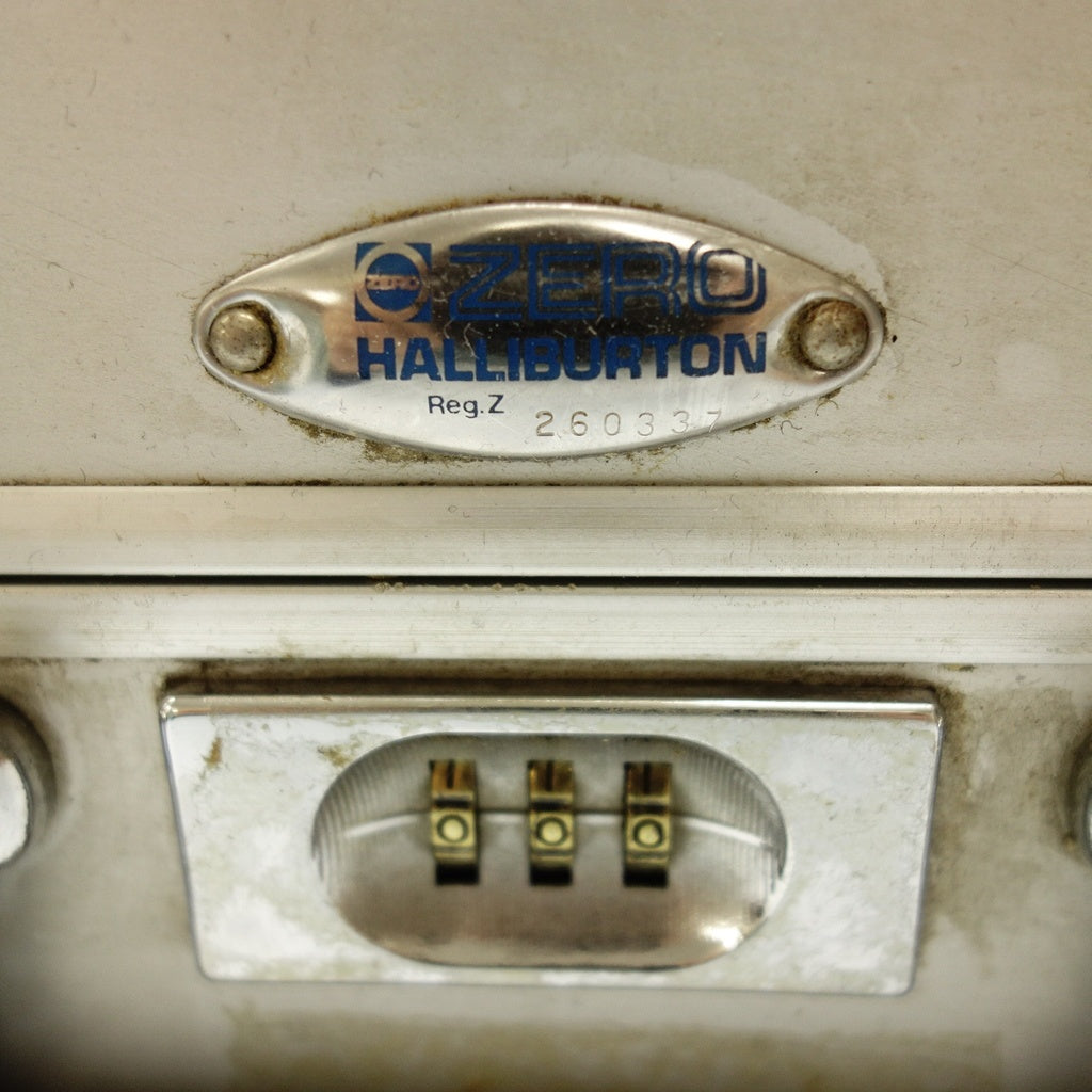 Used ◆ZEROHALLIBURTON aluminum attache case small silver ZEROHALLIBURTON 