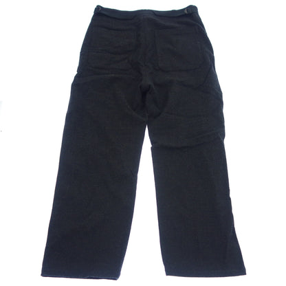 Good condition ◆ ULTERIOR wool x cashmere blend pants black size 4 ULTERIOR [AFB30] 