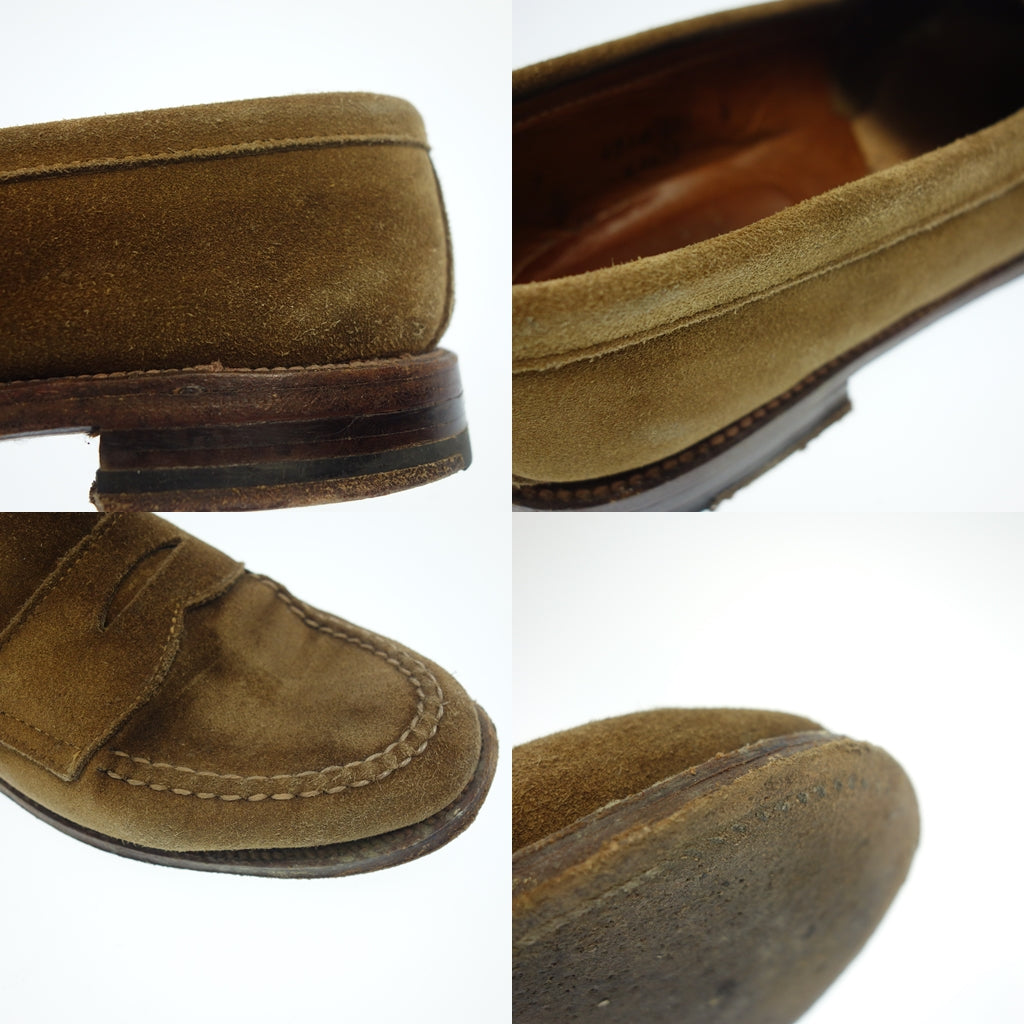 Used ◆Alden Leather Shoes Loafers 6243 Unlined Suede Men's 7 Brown ALDEN [AFD3] 