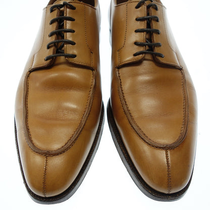 二手 ◆Crockett &amp; Jones U 型鞋 Wigston Trading Post 定制皮革男式浅棕色 UK6.5E CROCKETT&amp;JONES Wigston Trading Post [AFD1] 