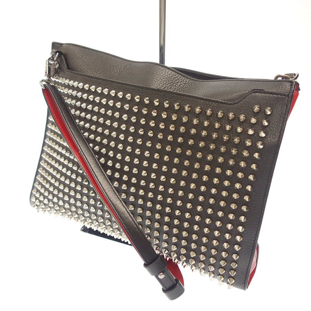 Used ◆ Christian Louboutin shoulder bag 2WAY 1195055 spike studs black Christian Louboutin [AFE12] 