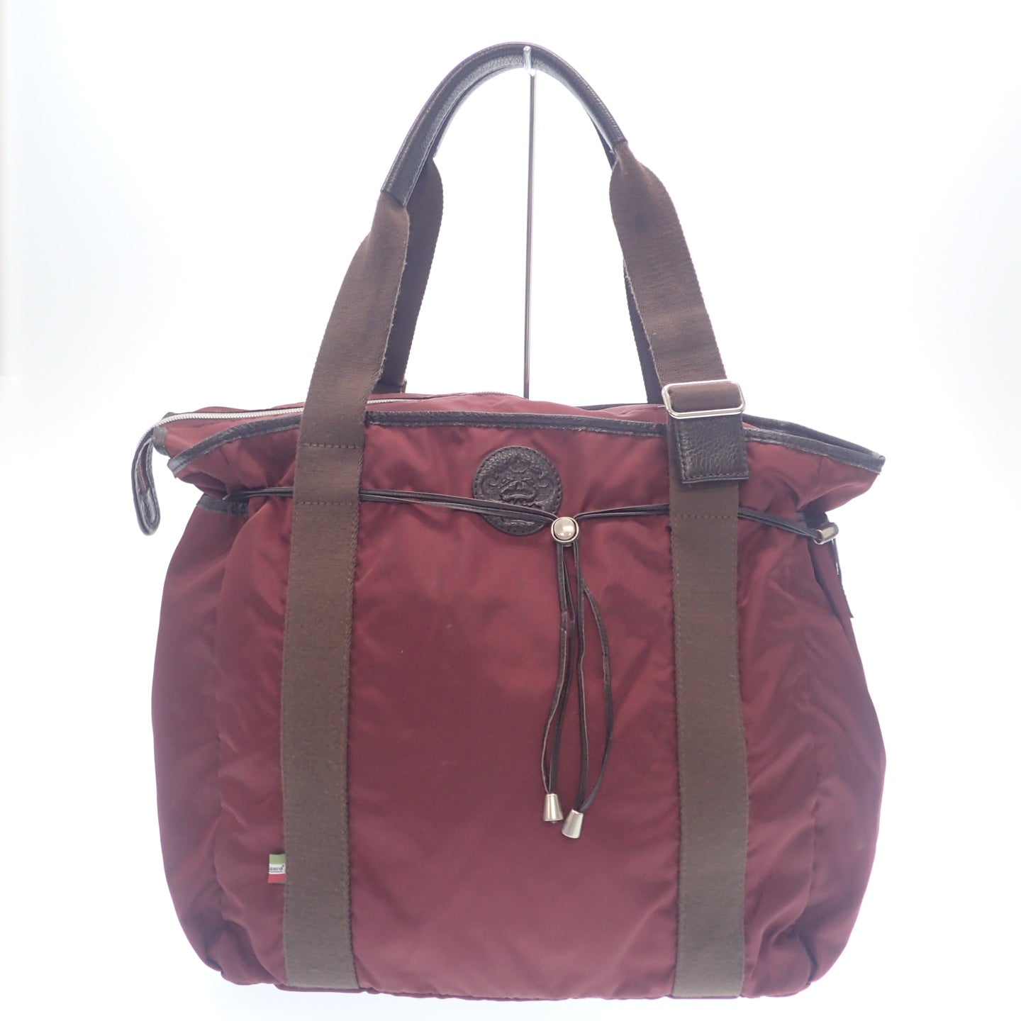 Used ◆OROBIANCO LIMONTA hand tote bag red OROBIANCO LIMONTA [AFE1] 