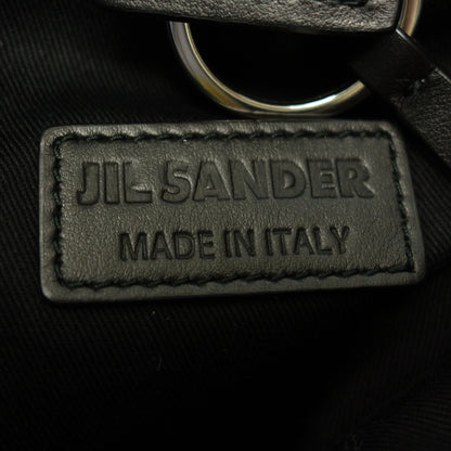 状况非常好 ◆ JIL SANDER 帆布背包 背包 尼龙 x 皮革 海军蓝 JIL SANDER [AFE12] 