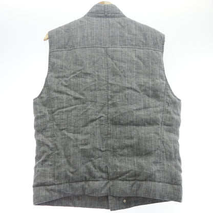 Brunello Cucinelli Linen Vest Men's Gray M BRUNELLO CUCINELLI [AFA10] [Used] 