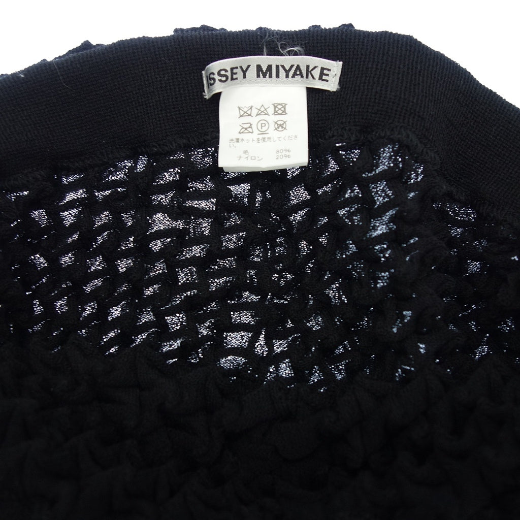美品 イッセイミヤケ ISSEY MIYAKE ニット セーター 変形 ロング