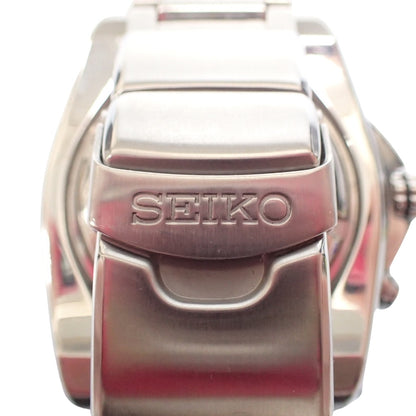 中古◆セイコー 腕時計 KINETIC キネティック ダイバー 200m コマ 黒文字盤 SEIKO【AFI21】