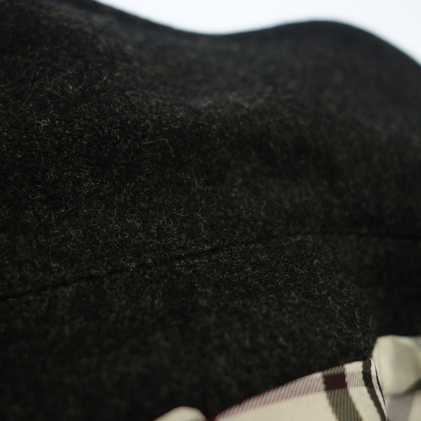 中古◆バーバリー ブラックレーベル ナポレオンコート 羊毛 グレー系 BURBERRY BLACK LABEL【AFB41】