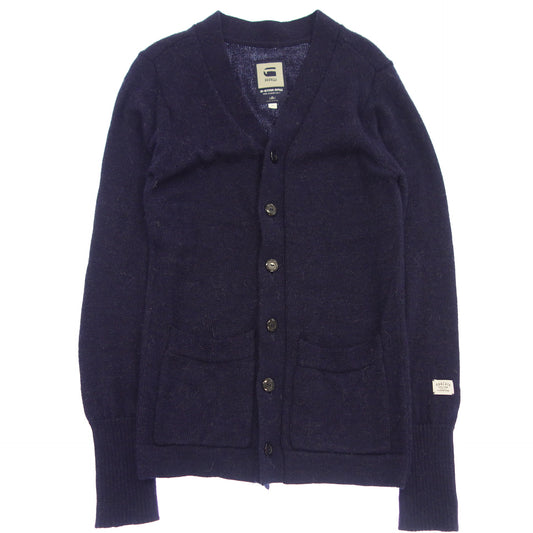 Good condition◆G-STAR RAW Alpaca Wool Cardigan Men's Navy G-STAR RAW by Marc Newson [AFB4] 