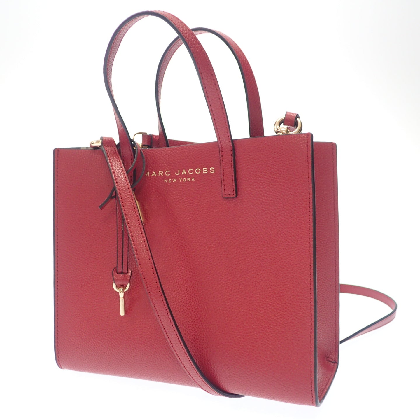 Very good condition ◆ Marc Jacobs tote bag 2way grind red MARC JACOBS [AFE9] 