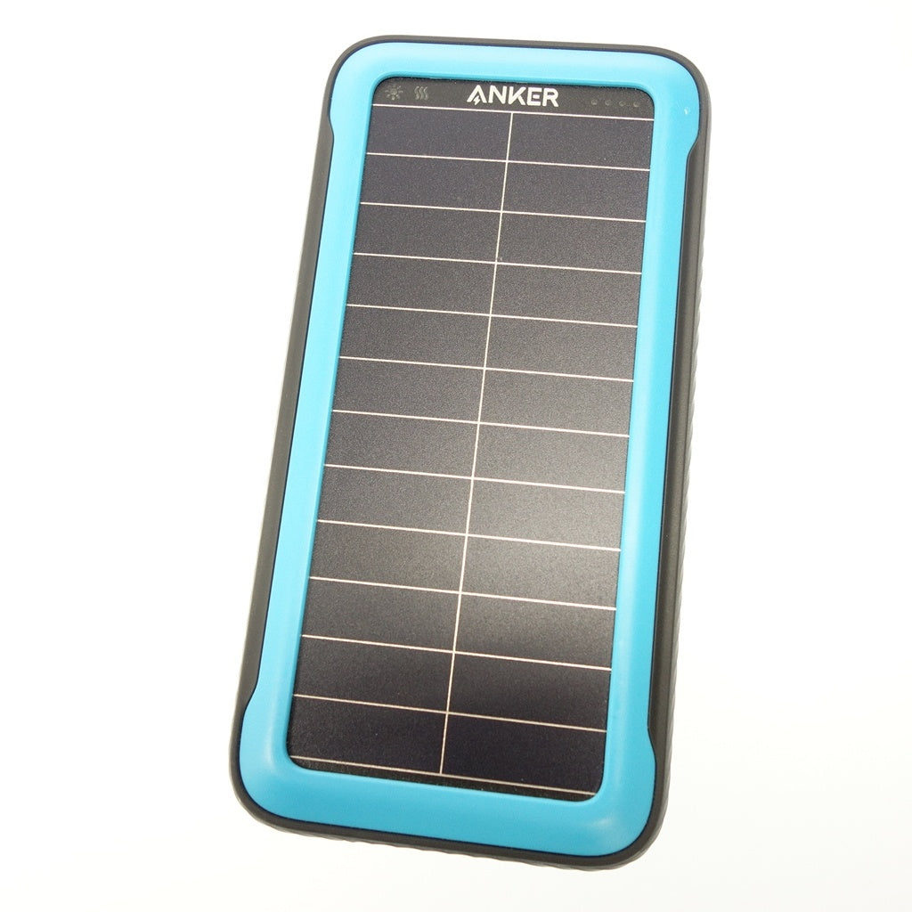 美品◆アンカー パワーコア ソーラー モバイルバッテリー ブラック 20000 A1650 PowerCore Solar【AFI21】