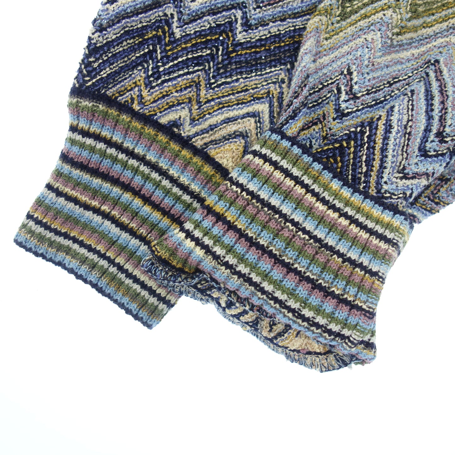 Good condition ◆ Missoni wool knit cardigan men's multicolor 50 MISSONI [AFB49] 