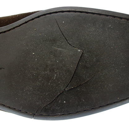Used ◆Salvatore Ferragamo Strap Loafer Suede Leather Men's Brown Size 8.5 Salvatore Ferragamo [AFC11] 