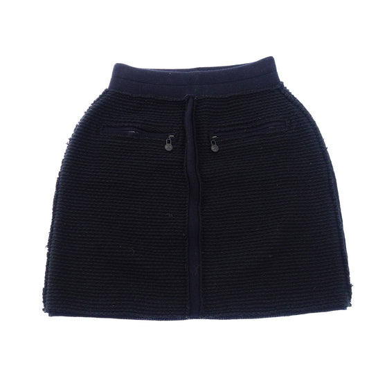 Chanel knit skirt here mark [AFB5] 