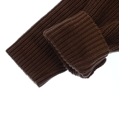 Good condition ◆ Fileuse d'Arvor Knit Long Sleeve Fisherman Made in France Men's S Brown Fileuse d'Arvor [AFB26] 