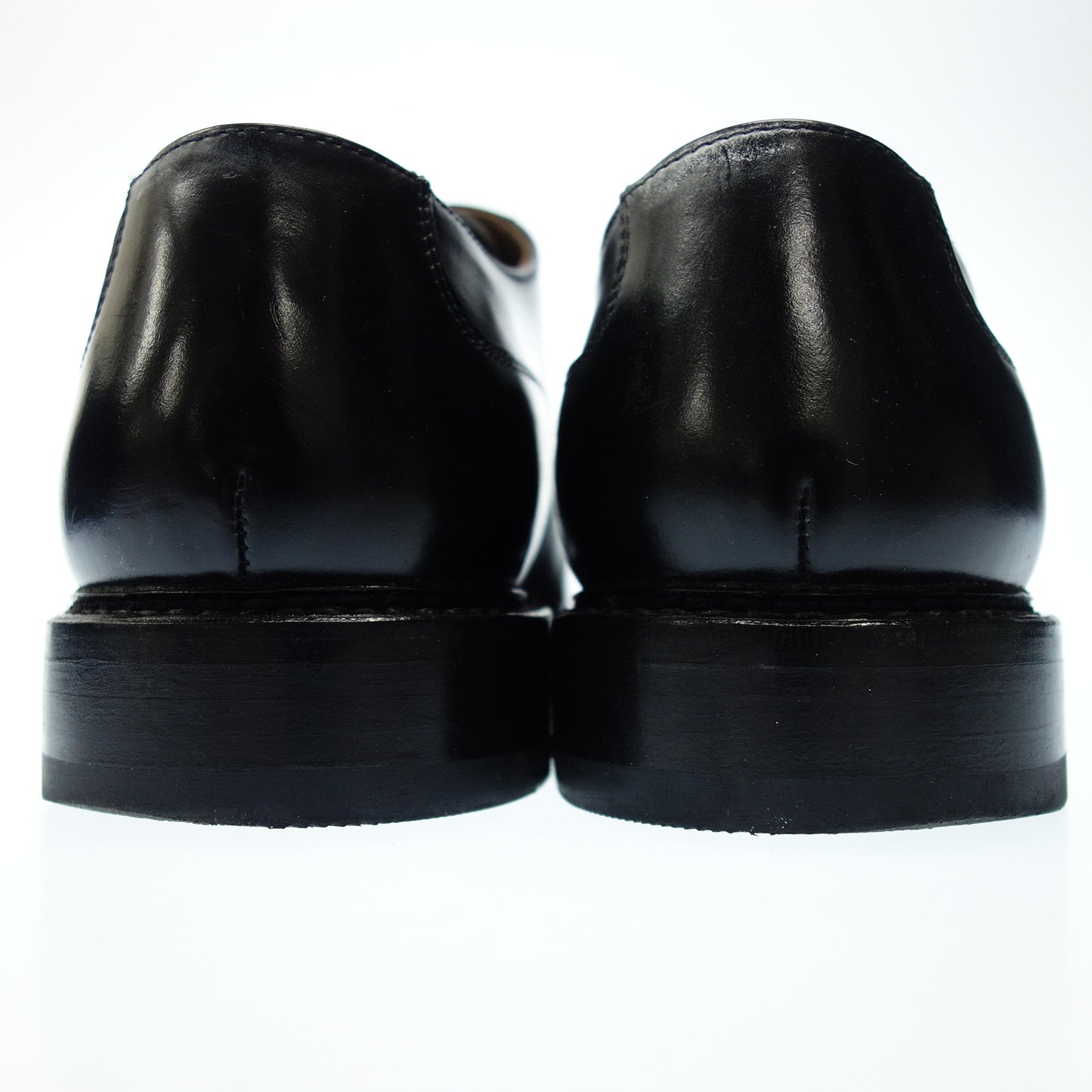 Good Condition◆Heinrich Dinkelacker Leather Shoes London Straight Tip Men's 8 Black HEINRICH DINKELACKER [AFD9] 