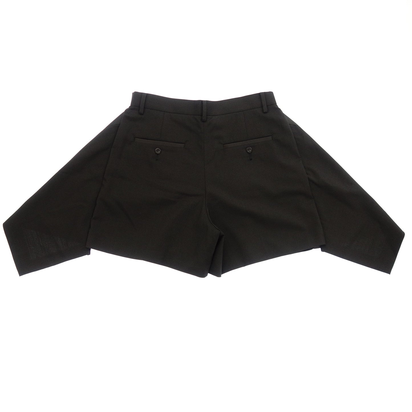 状况良好◆Sacai 短裤不对称短裤 21-05402 黑色尺寸 3 女士 sacai [AFB32] 