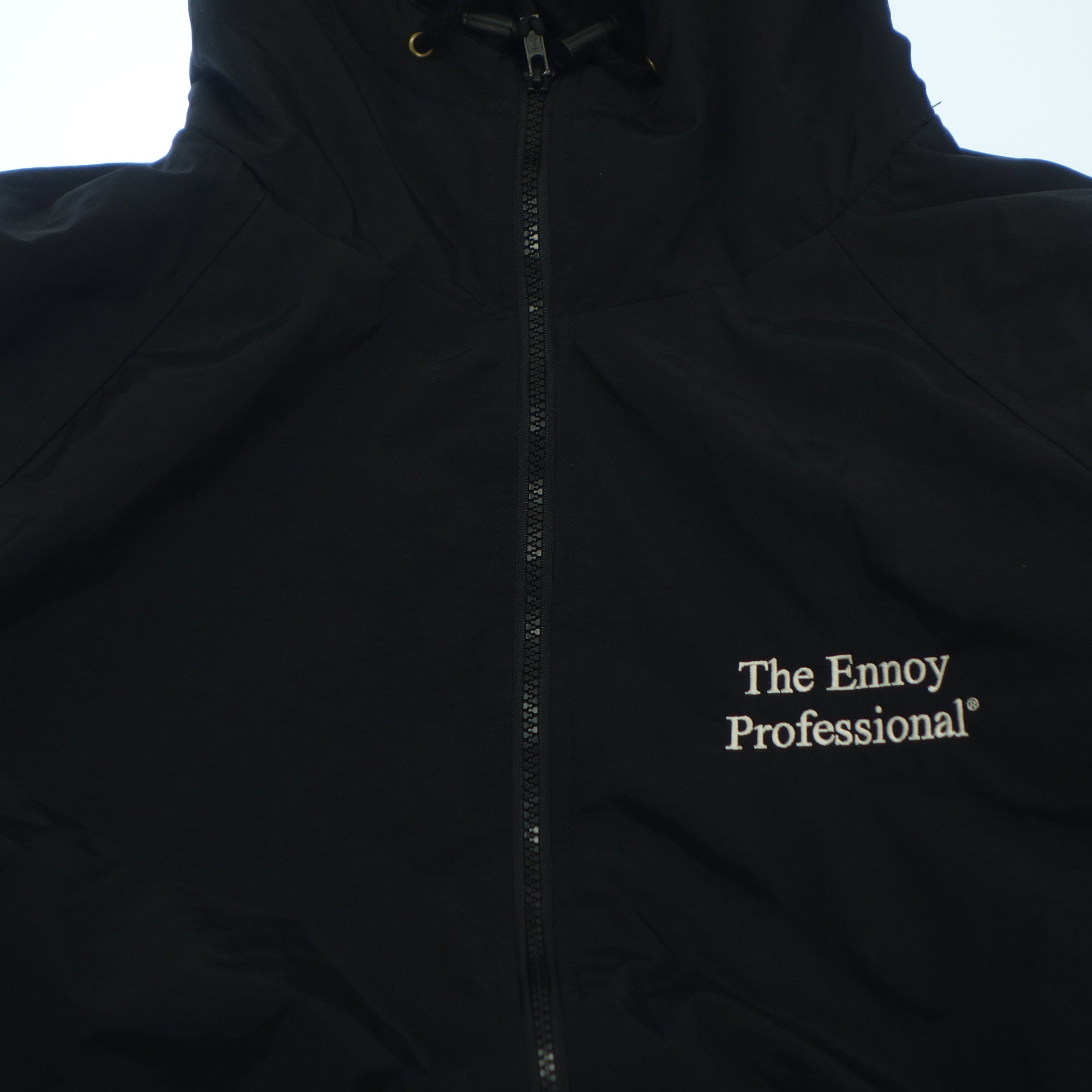 ENNOY Blouson Stylist's personal item Hooded Zip Nylon Back Boa Black Men's  XL ENNOY [AFA21] [Used]