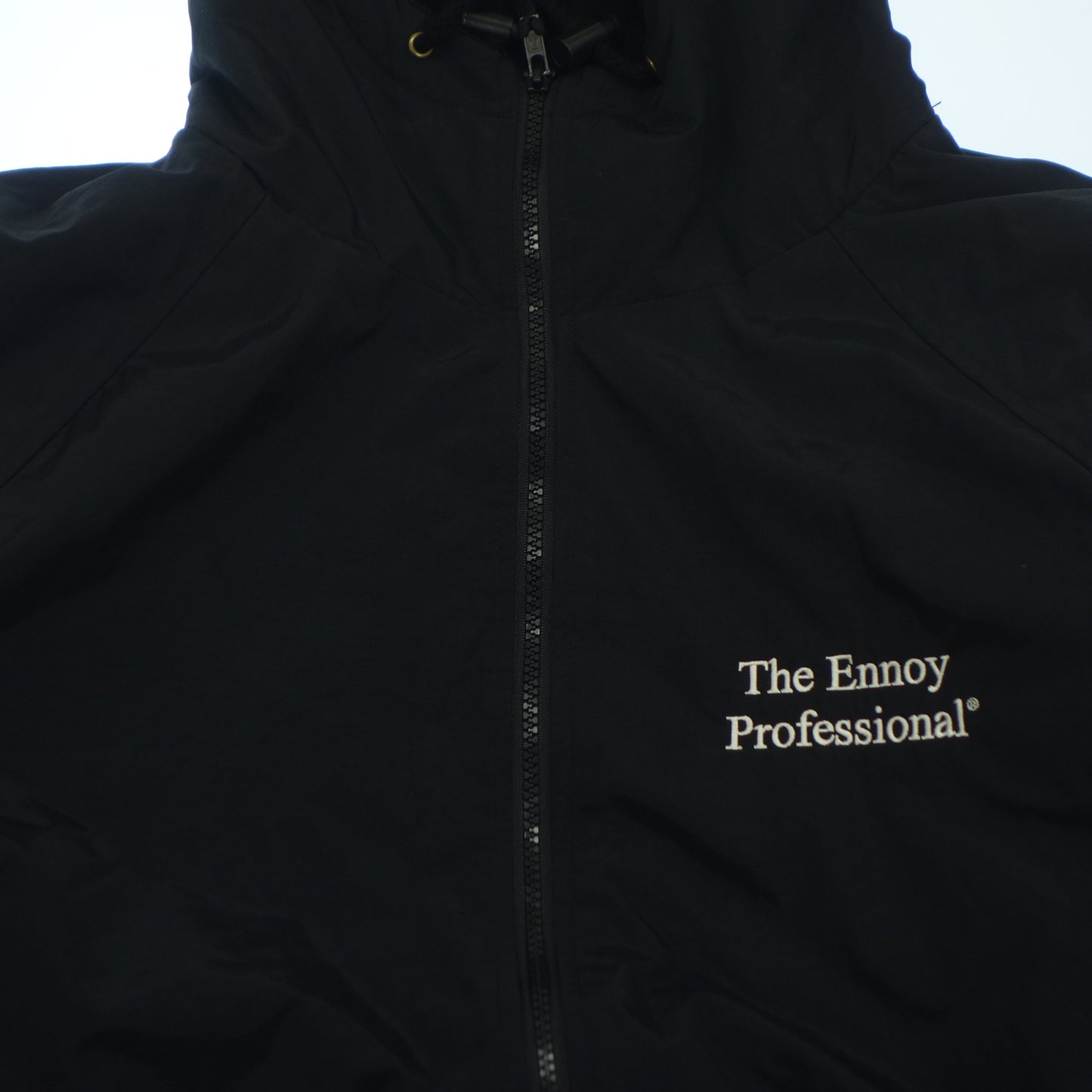 ENNOY Blouson Stylist's personal item Hooded Zip Nylon Back Boa Black Men's XL ENNOY [AFA21] [Used] 