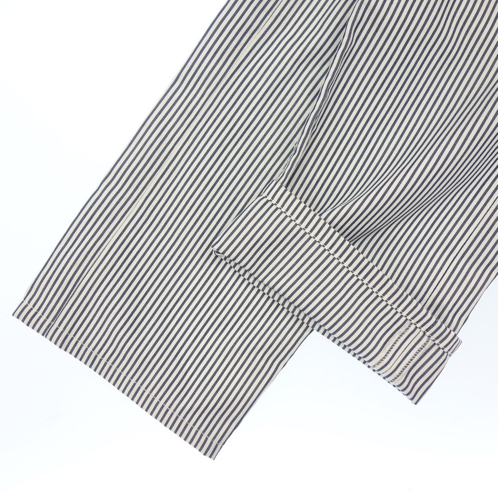 Good condition ◆ Comme des Garcons HOMME DEUX Striped Pants Polyester x Cotton DO-P052 AD2014 Men's Size S White x Navy COMME des GARCONS HOMME DEUX [AFB5] 