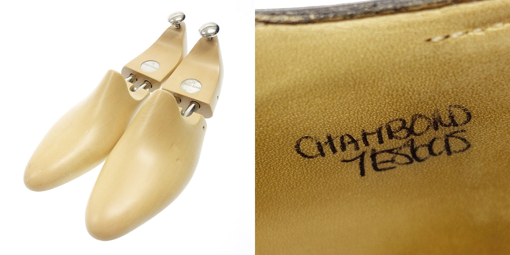 中古◆ジョンロブ Uチップ レザーシューズ CHAMBORD シャンボード メンズ 7E 茶系 JOHN LOBB【AFC14】