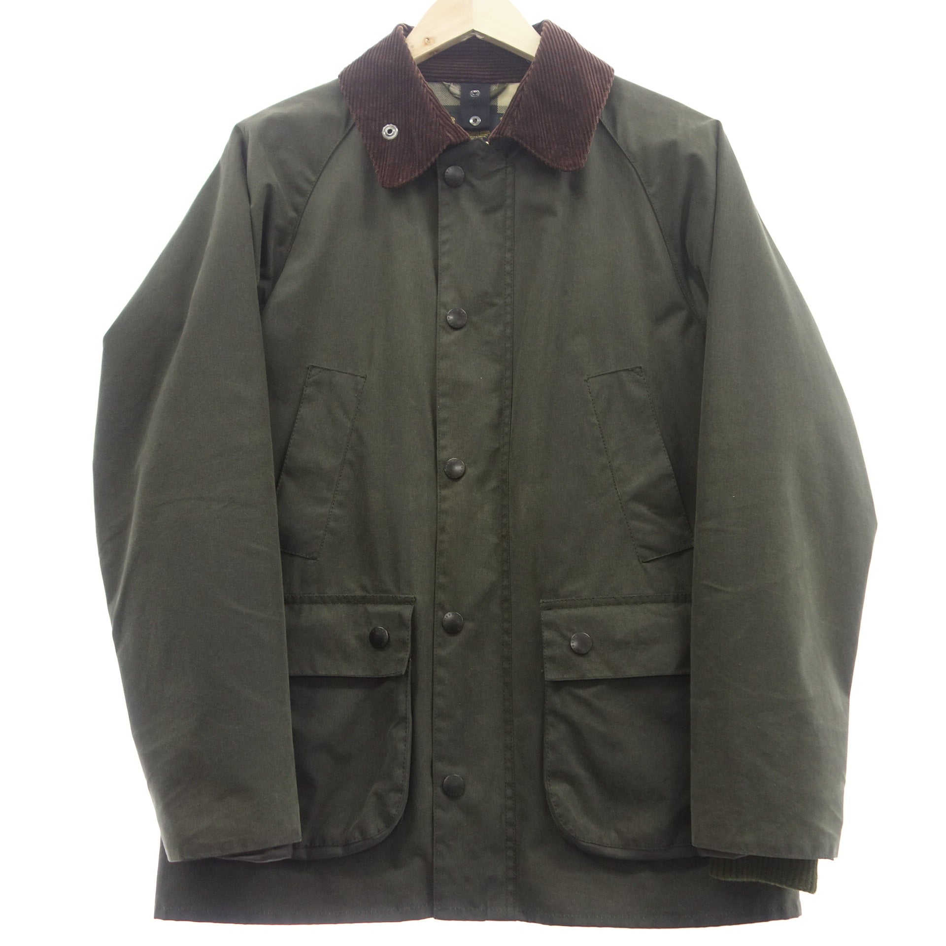 美品◇バブアー オイルドジャケット ビデイル SL メンズ カーキ 36 