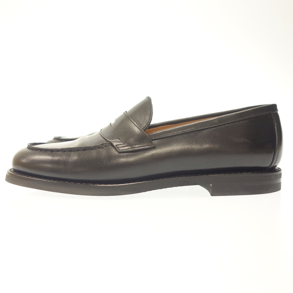 Very good condition ◆ Lapoche leather shoes penny loafers KATE Dutch Taloe Men's Black Size US8 LAPOCHE [LA] 