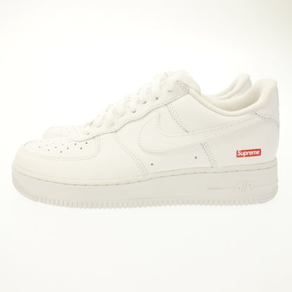 Like new ◆ Nike × Supreme sneakers Air Force 1 Low Men's White Size 27.5cm CU9225-100 NIKE × Supreme [AFD7] 