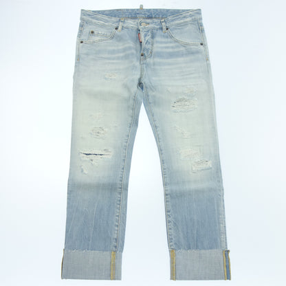 Good Condition◆D Squared Denim Pants S72LB0495 Size 38 Women's Light Blue DSQUARED2 [AFB26] 