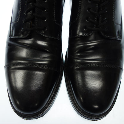 Good Condition◆Heinrich Dinkelacker Leather Shoes London Straight Tip Men's 8 Black HEINRICH DINKELACKER [AFD9] 