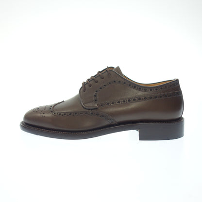 Good Condition◆Scotch Grain Wingtip Leather Shoes F-2800 Men's 24.5 Brown SCOTCH GRAIN [AFD9] 