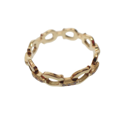 Very good condition ◆ Sympathy of Soul Ring Horseshoe Link Ring K18 2.3g Gold Approx. 10 SYMPATHY OF SOUL [AFI3] 