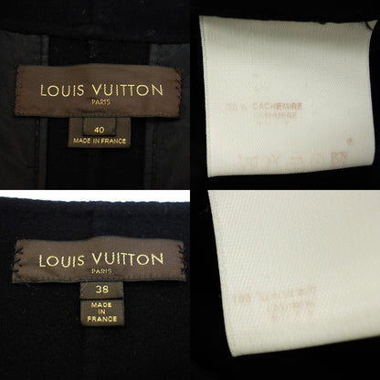 LOUIS VUITTON 立领外套裙子纽扣设计羊绒女士黑色 LOUIS VUITTON [AFB14] [二手] 