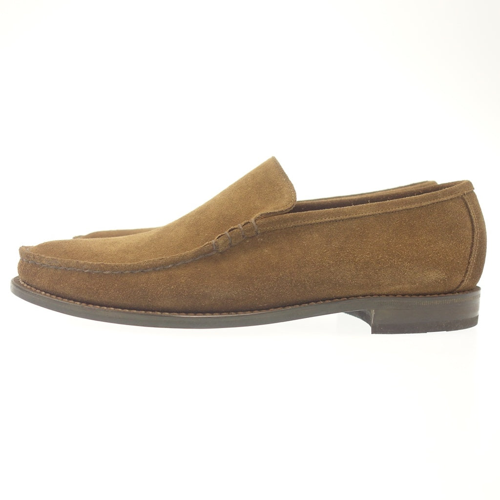 Like new ◆ FLORSHIEM Leather Shoes Cobra Vamp Loafers 569567 Men's Suede Brown Size 9D FLORSHIEM [LA] 