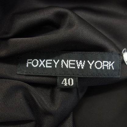 フォクシー ワンピース 21315 リボン レディース ブラック 40 FOXEY【AFB36】【中古】