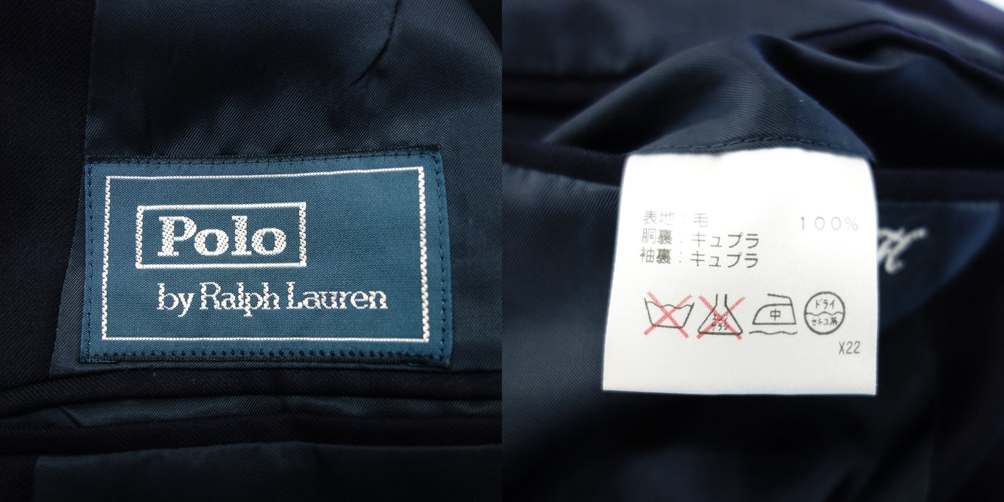 Polo Ralph Lauren Tailored Jacket 3B Single Wool Blazer Men's Navy POLO RALPH LAUREN [AFB18] [Used] 