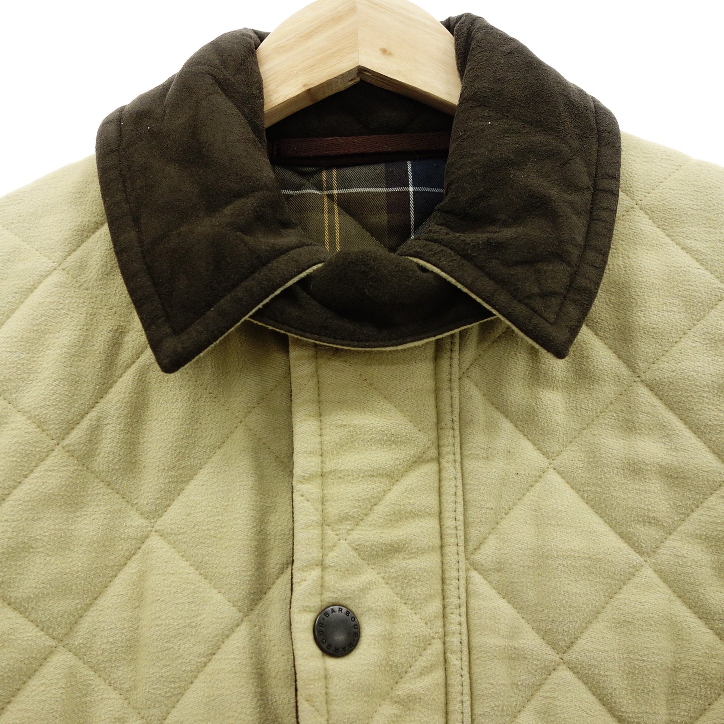 Barbour Cotton Quilted Jacket EQUESTRIAN QUILT JACKET Men's Beige XS Barbour [AFA4] [Used] 